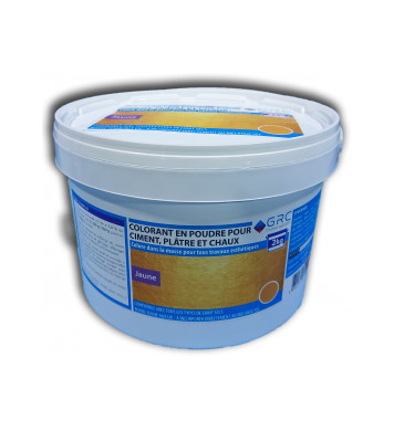 Colorant JAUNE en poudre 2kg