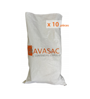 Sac de chantier 65 L,  Lot de 10