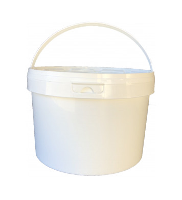 Lot de 10 Seau blanc 3 Litres